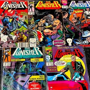 - Marvel The Punisher Comics (set of 5) Issue #31,32,33,34,35